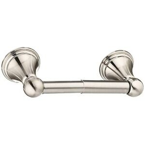 Amazon Basics Modern Standard Toilet Paper Holder Satin Nickel AB-BR809-SN
